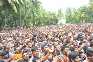 Nene Raju Nene Mantri Movie Team at K L University